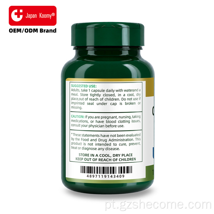 Shecome Ginkgo Biloba cápsulas de suporte à função cerebral